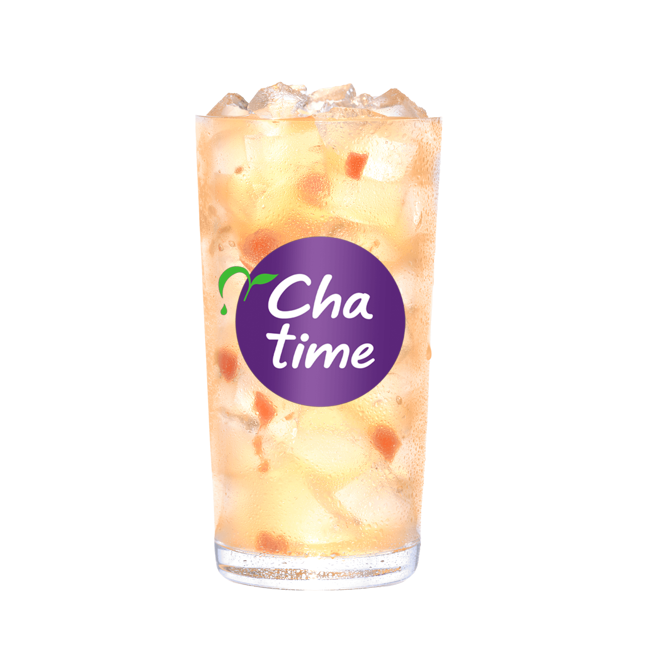 White Peach Fruity Tea Drink